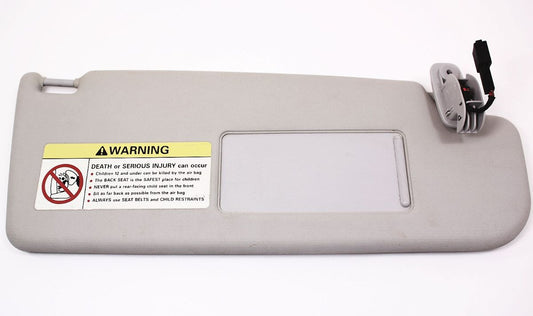 RH Sunvisor VW Jetta Golf GTI Beetle Passat - Gray Grey Sun Visor - Genuine