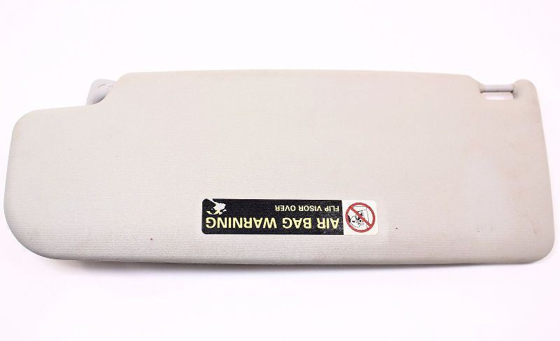 RH Sunvisor VW Jetta Golf GTI Beetle Passat - Gray Grey Sun Visor - Genuine