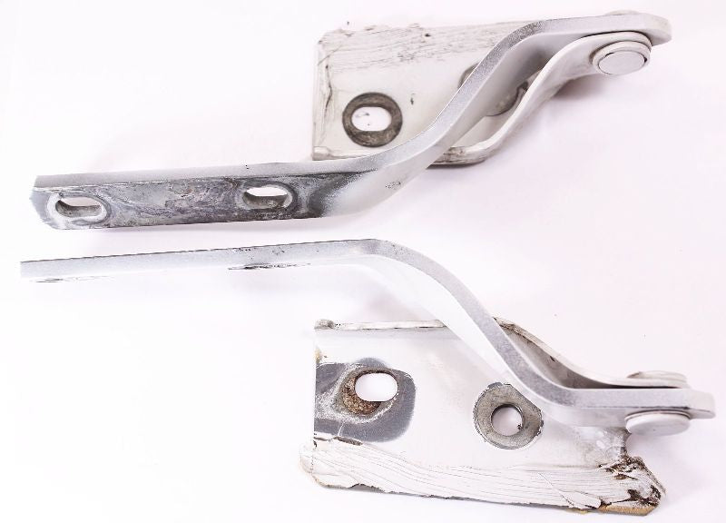 Hood Hinges 93-99 VW Jetta Golf GTI Cabrio MK3 LB9A White - 1H0 823 302 / 301