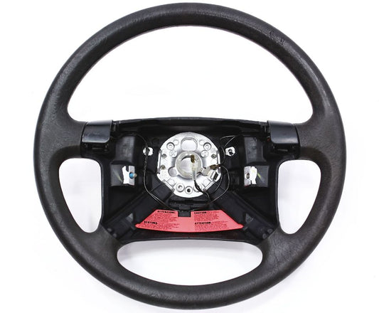 Steering Wheel 4 Spoke Rubber 96-99 VW Jetta Golf MK3  - Genuine - 1HM 419 091 N