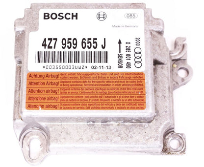 Airbag Computer Module 03-05 Audi Allroad - Genuine 4Z7 959 655 J