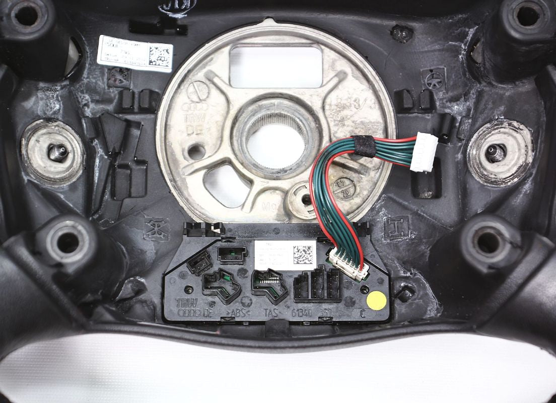 Multi Function Steering Wheel MFSW Audi A6 C5 Allroad - Black Leather - Genuine