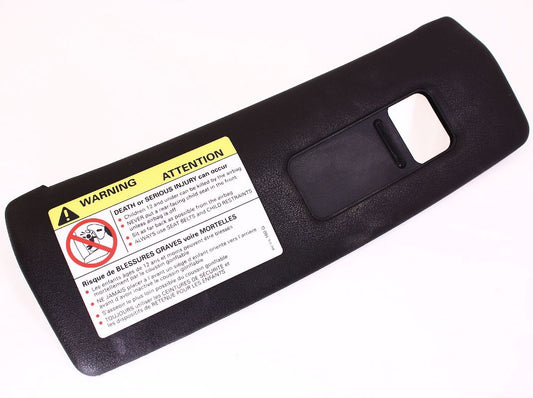 RH Sunvisor Sun Visor 00-06 Audi TT MK1 Roadster - Black - Genuine