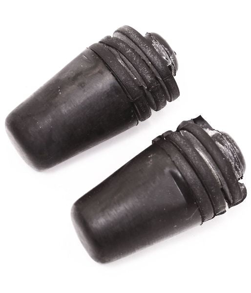 Rear Seat Backrest Bumper Bump Stops Pair 98-10 VW Beetle - Genuine