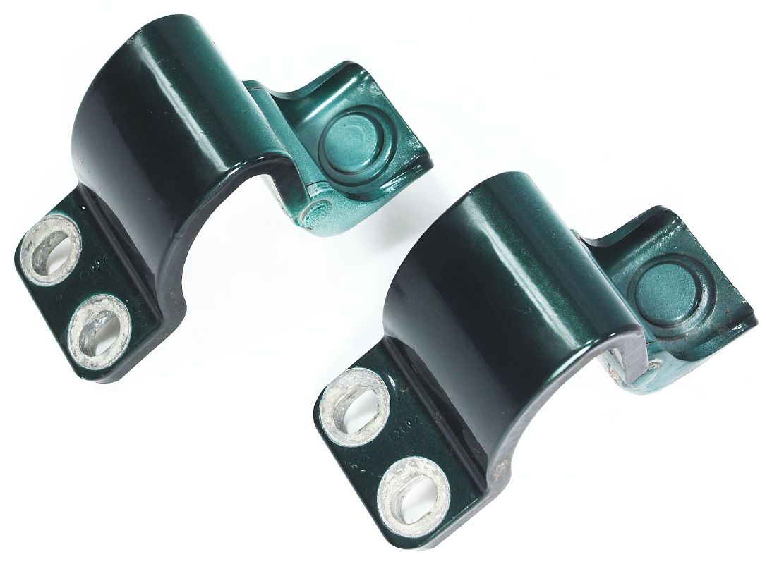 Trunk Hatch Lid Tail Gate Hinges Pair 98-04 Audi A6 C5 - LZRH Green - Genuine