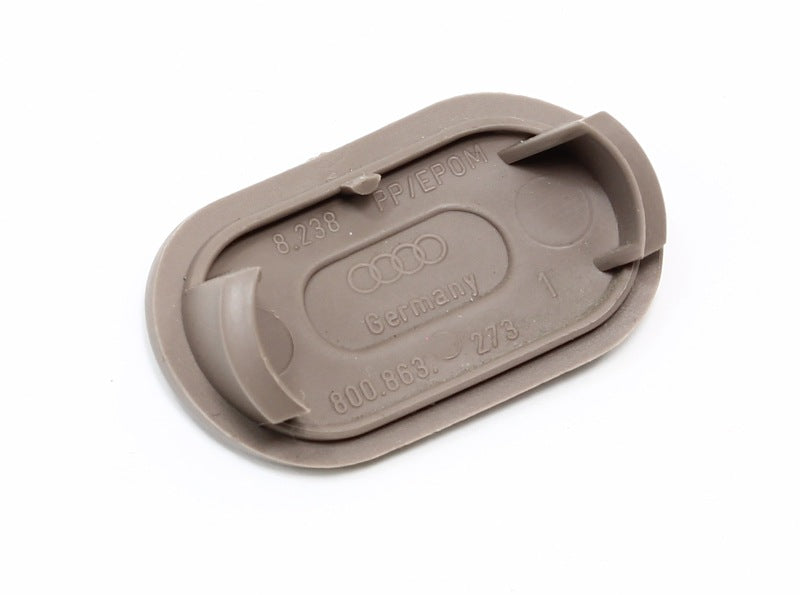 LH Center Console Bolt Cover Cap 98-01 Audi A6 - Beige - Genuine - 8D0 863 273