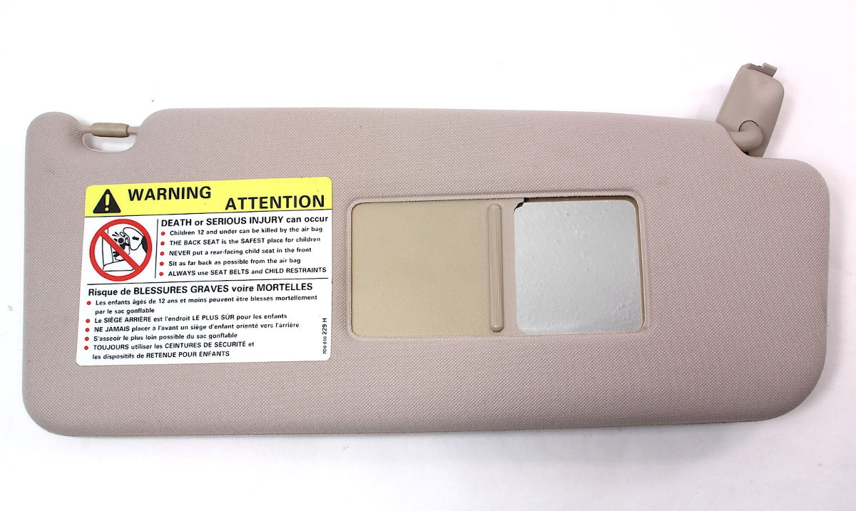 RH Sun Visor 98-04 Audi A6 C5 Allroad - Gray - Genuine