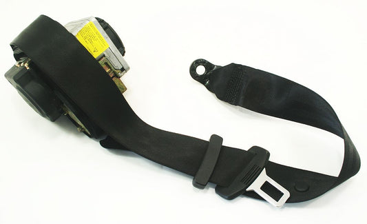 LH Rear Seat Belt 98-05 VW Passat B5 B5.5 - Black - Genuine - 3B5 857 805 D