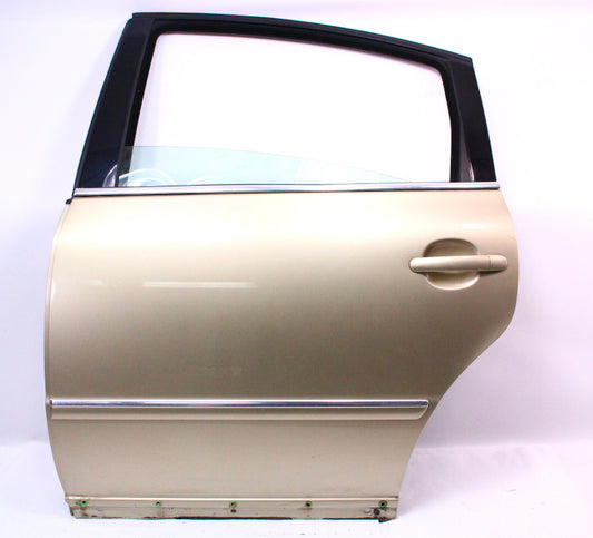 LH Rear Door Shell Skin 01-05 VW Passat B5.5 Sedan - LA1W Storm Beige - Genuine
