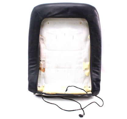 LH Heated Seat Back Rest Foam & Cover 98-01 Audi A6 C5 Black Leatherette Genuine