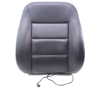 LH Heated Seat Back Rest Foam & Cover 98-01 Audi A6 C5 Black Leatherette Genuine