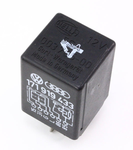 Seatbelt Warning Buzzer Relay # 4 80-91 VW Vanagon T3 Rabbit Mk1 - 171 919 433
