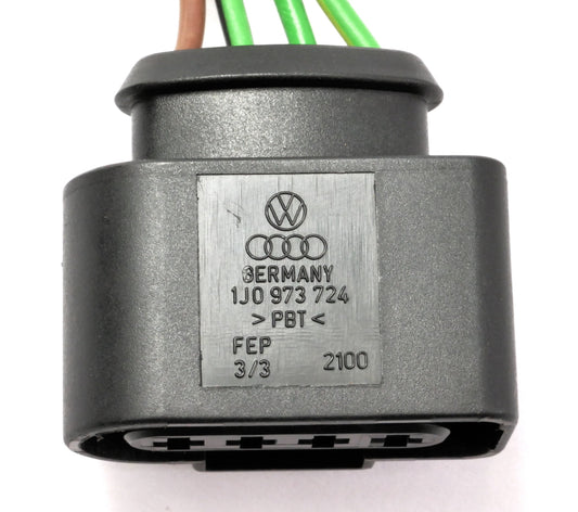 Front Wiper Motor Pigtail Plug VW Jetta Golf GTI R32 01-05 MK4 - 1J0 973 724