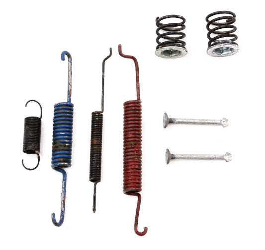 Rear Drum Brake Springs & Hardware Set 93-99 VW Jetta Golf Cabrio MK3 - Genuine