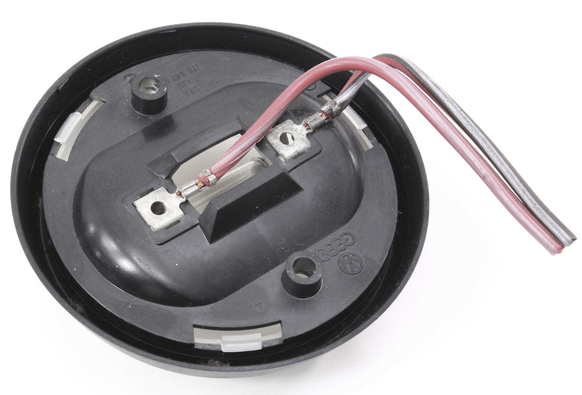 Interior Round Black Dome Light VW Jetta Rabbit GTI MK1 Genuine - 175 947 143