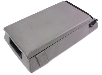 Gray Leather Rear Seat Armrest 01-05 VW Passat B5.5 Arm Rest - Genuine