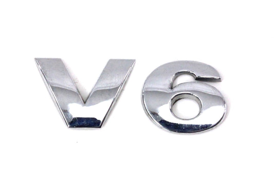 V6 - Trunk Hatch Emblem Badge Letters - 98-05 VW Passat B5 B5.5 - Genuine