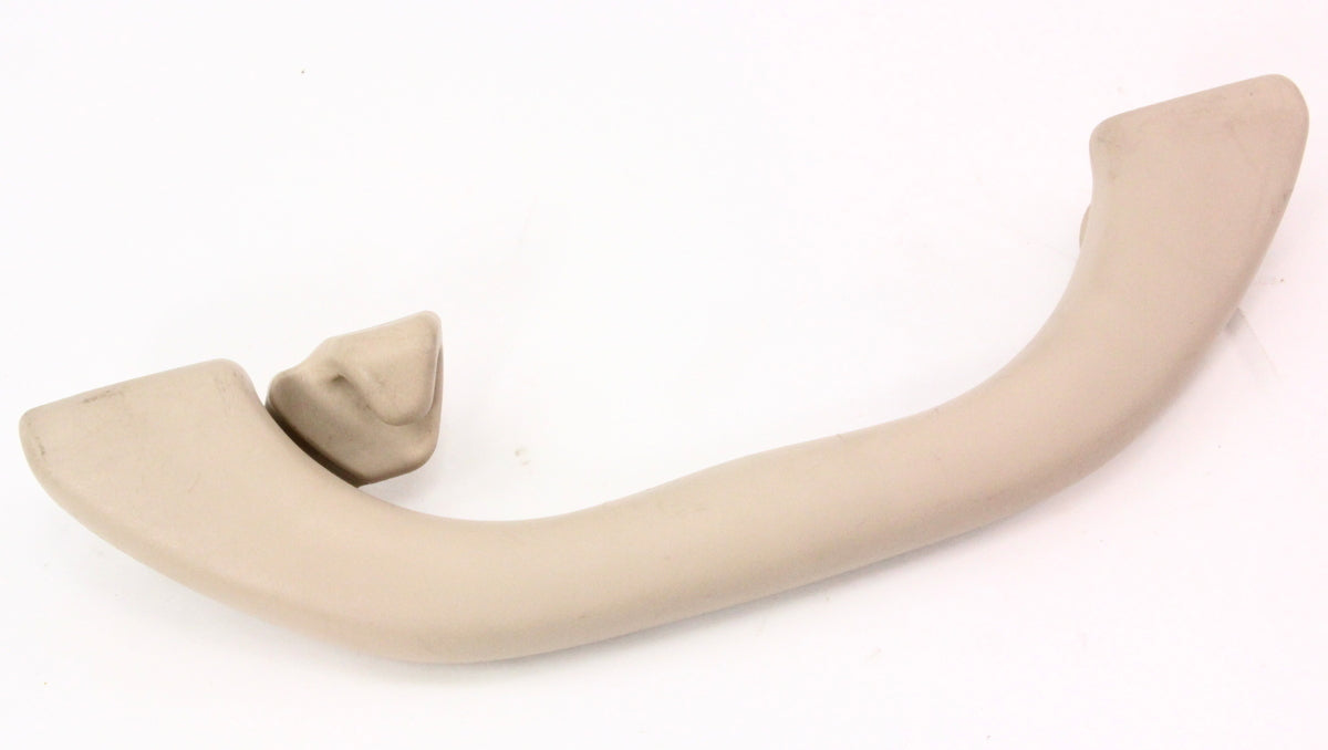 LH Rear Upper Ceiling Headliner Grab Handle 98-01 VW Passat - Tan  3B0 857 607 A