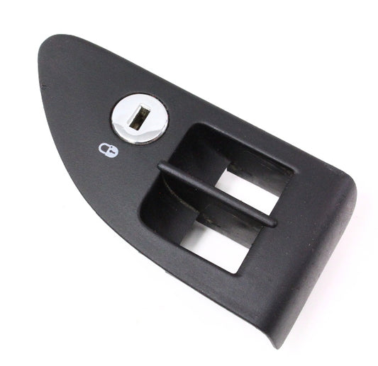 LH Front Door Gas Fuel Trunk Switch Trim 01-05 VW Passat B5.5 - Black - Genuine