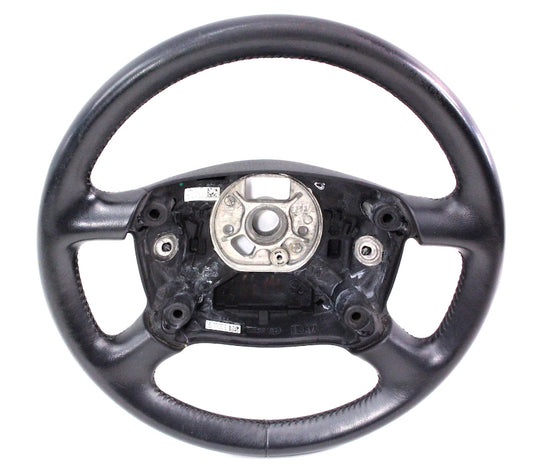 Steering Wheel 98-04 Audi A6 C5 - Black Leather - Genuine - 8Z0 419 091 F