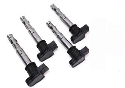 Set of 4 Ignition Coils VW Beetle Jetta GTI Eos Passat A4 TT Q5 - 07K 905 715 F