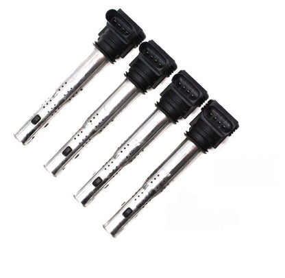 Set of 4 Ignition Coils VW Beetle Jetta GTI Eos Passat A4 TT Q5 - 07K 905 715 F