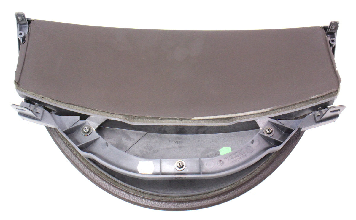 Dash Gauge Cluster Upper Cover 04-06 VW Phaeton - Brown - 3D1 857 303