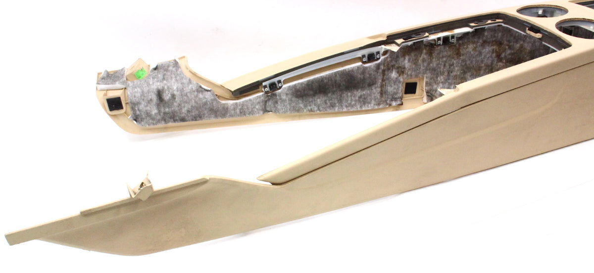 Center Console 04-06 VW Phaeton - Tan Beige - Genuine - 3D1 863 303 A