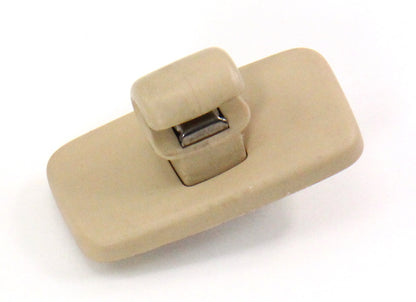 RH Sun Visor Clip Mount 04-06 VW Phaeton - Beige - Genuine - 3D0 857 622 D