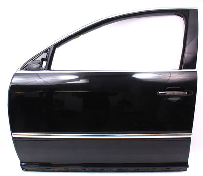 LH Front Door Shell Assembly 04-06 VW Phaeton - L041 Black - Genuine