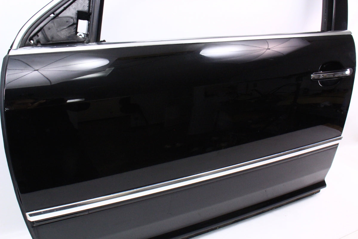 LH Front Door Shell Assembly 04-06 VW Phaeton - L041 Black - Genuine