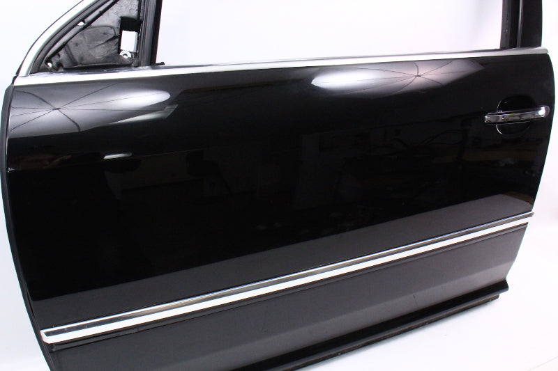 LH Front Door Shell Assembly 04-06 VW Phaeton - L041 Black - Genuine