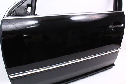LH Front Door Shell Assembly 04-06 VW Phaeton - L041 Black - Genuine