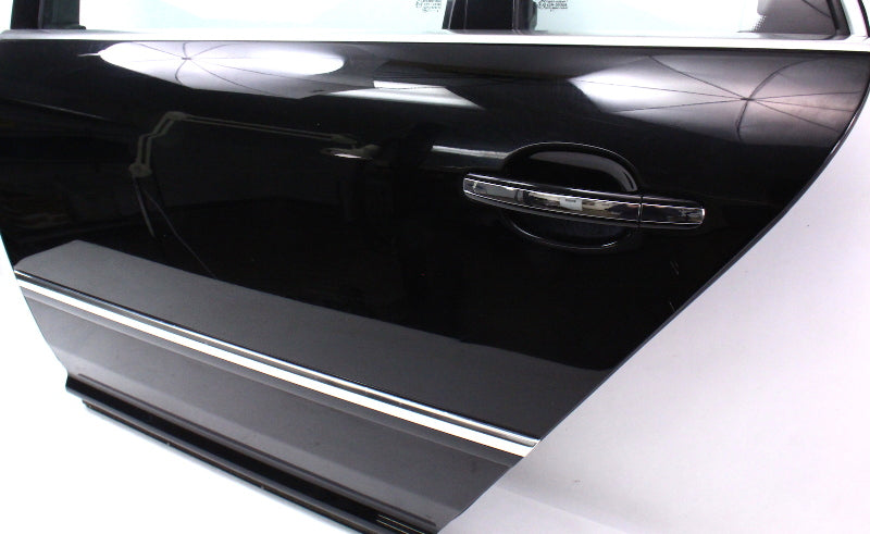 LH Rear Door Shell Assembly 04-06 VW Phaeton - L041 Black - Genuine