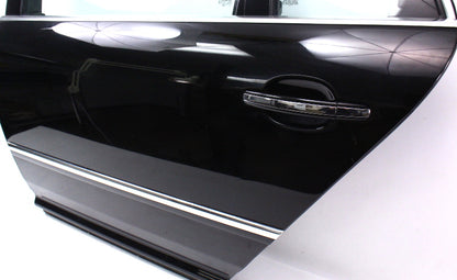 LH Rear Door Shell Assembly 04-06 VW Phaeton - L041 Black - Genuine