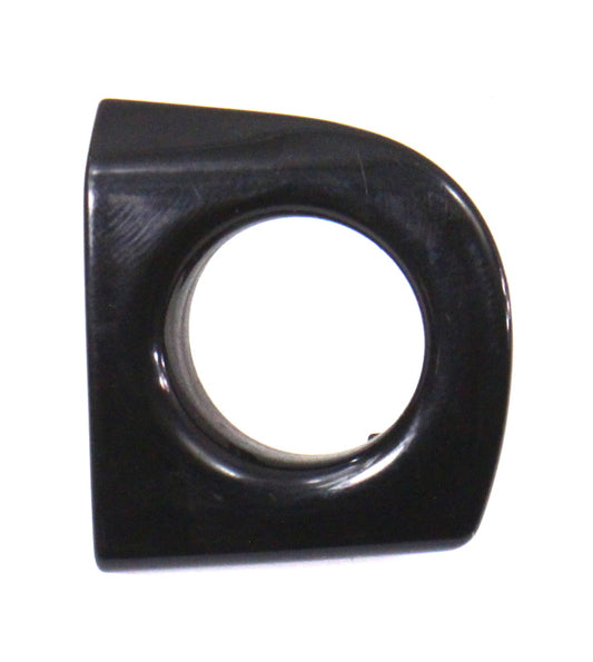 LH Door Lock Key Hole Trim Surround Cap Audi A3 A4 S4 B6 B7 Black - 8E1 837 879
