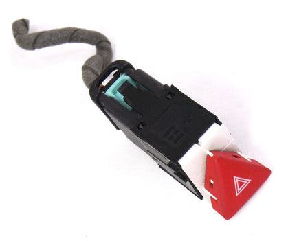 Hazard Switch Button & Plug Pigtail 06-10 VW Passat B6 - Genuine - 3C0 953 509