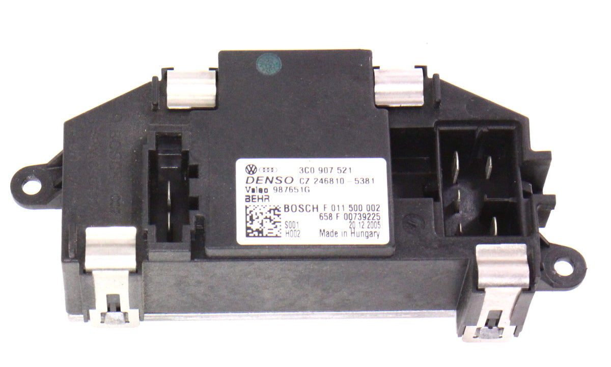 Blower Motor HVAC Fan Resistor VW Jetta Golf GTI MK5 MK6 Passat B6 - 3C0 907 521