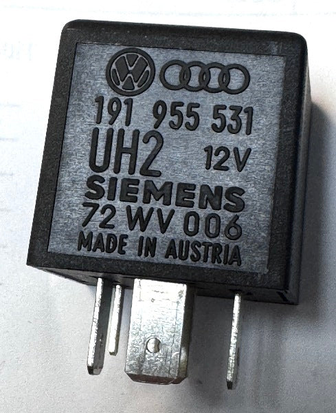 Relay 19 VW Audi Jetta Golf Rabbit Passat Corrado - Genuine - 191 955 531