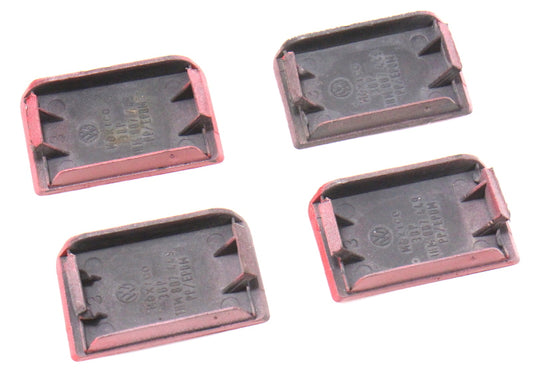 Rear Bumper Bolt Cap Covers 93-99 VW Jetta Golf GTI Cabrio MK3 LY3D Tornado Red