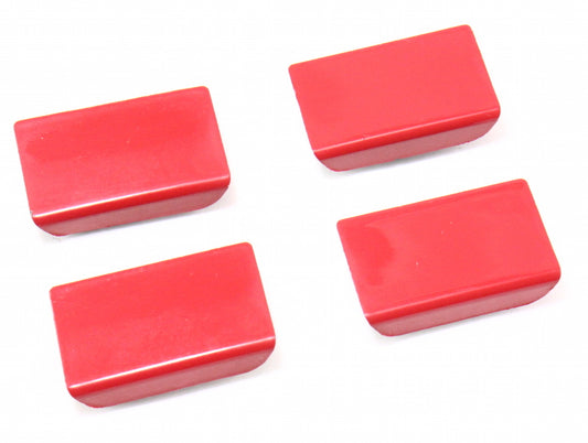 Rear Bumper Bolt Cap Covers 93-99 VW Jetta Golf GTI Cabrio MK3 LY3D Tornado Red