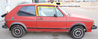 Upper Door Window Seal Weather Stripping 75-84 VW Rabbit GTI MK1 2DR - Genuine