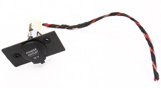 Trunk Power Outlet Socket With Plug & Mounting Plate 99-05 VW Jetta Golf GTI MK4