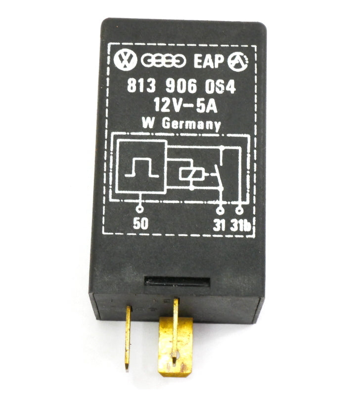 Cold Start Relay 37 75-84 VW Jetta Rabbit Scirocco MK1 - Genuine - 813 906 064