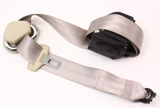 RH Rear Seat Belt 2005 VW Beetle - Cream Beige - Genuine - 1C0 857 806 A