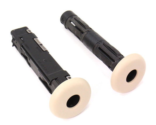 Front Head Rest Post Hole Insert Guide Tube Pair 04-10 VW New Beetle - Beige