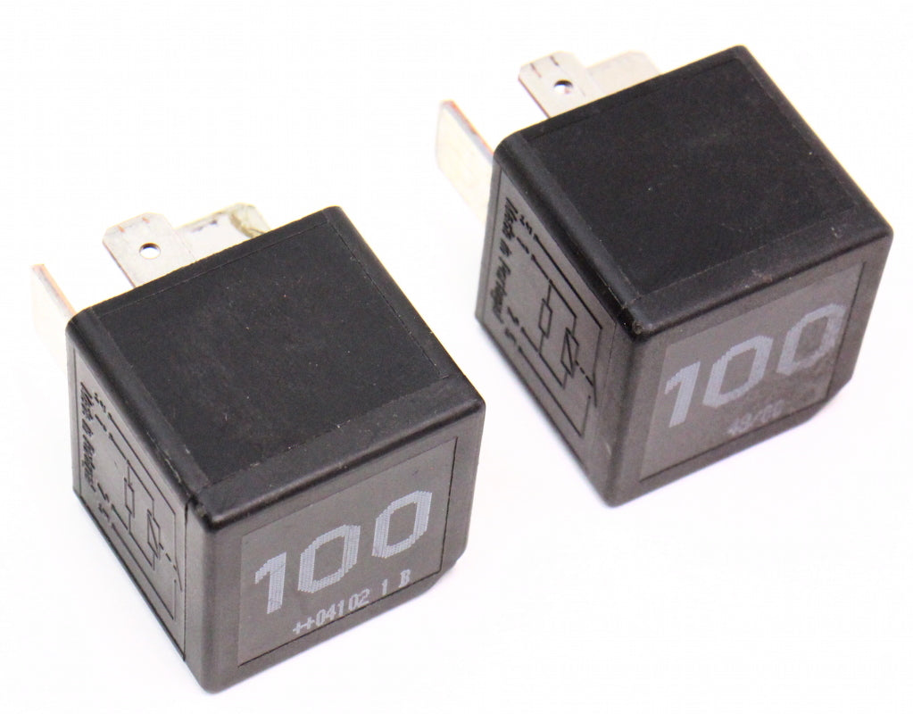 2x Relay # 100 VW Audi Jetta Rabbit Golf Cabrio Passat Eurovan / 7M0 9 ...