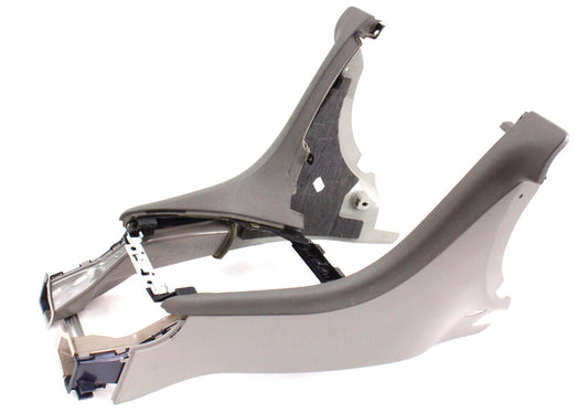 Front Center Console Shifter Trim 02-04 Audi A6 C5 - Grey - Genuine