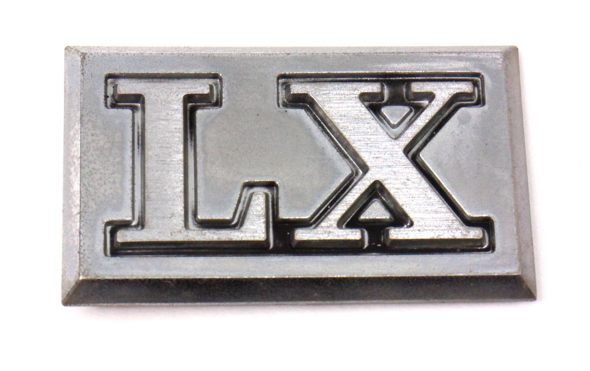 LX Badge Emblem 80-83 VW Rabbit Pickup Caddy Truck Mk1 - 179 853 687