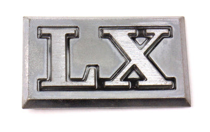 LX Badge Emblem 80-83 VW Rabbit Pickup Caddy Truck Mk1 - 179 853 687